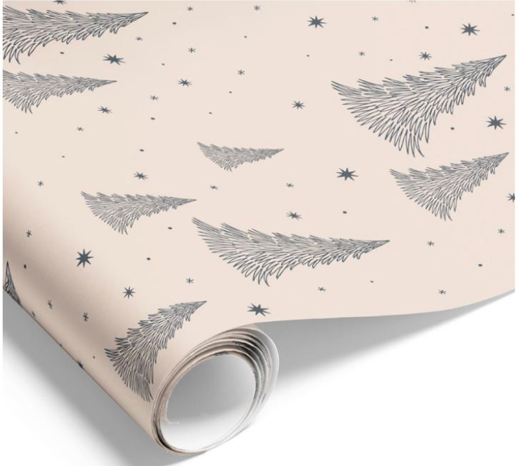Christmas Trees on Caramel