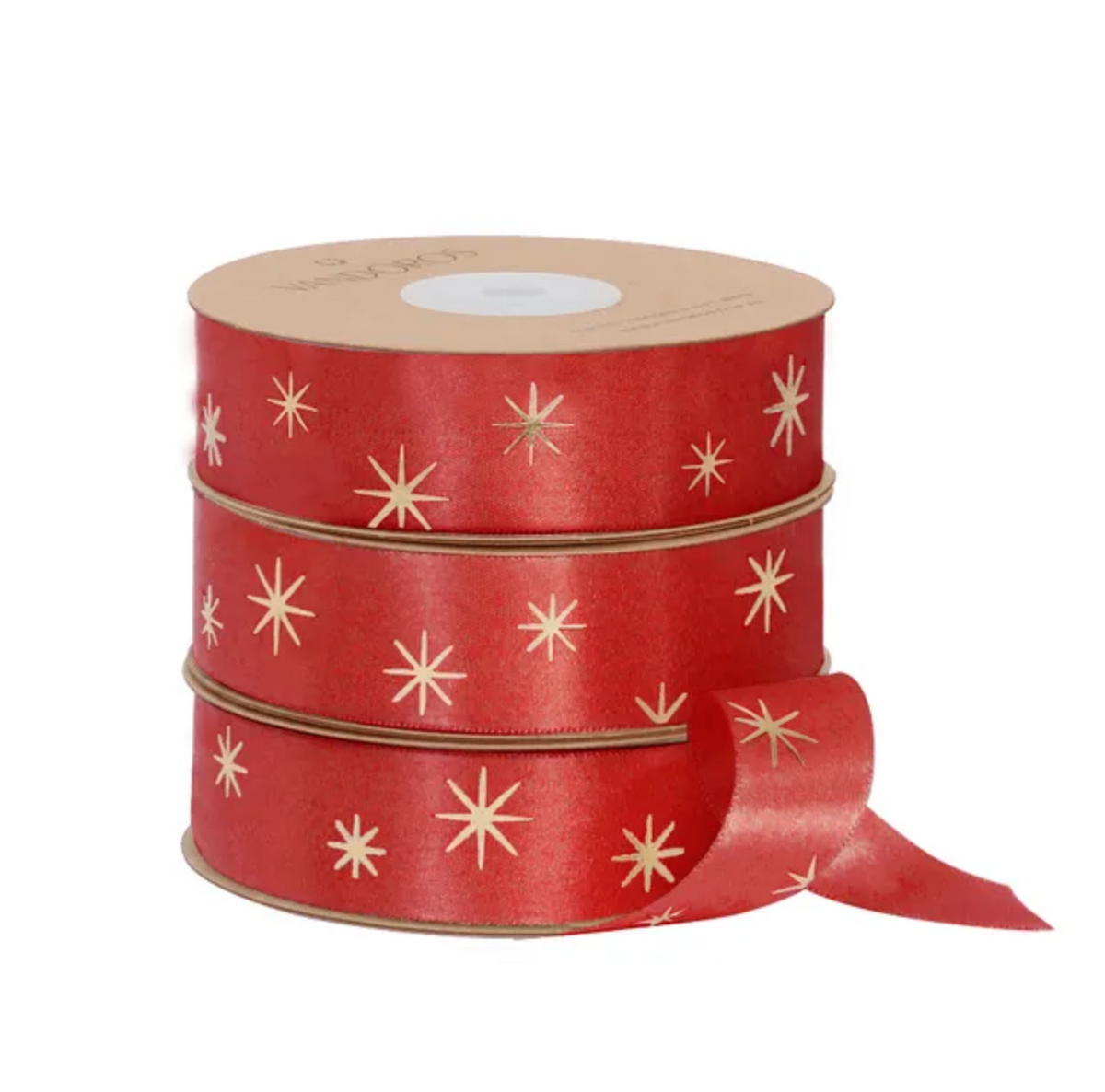 North Star Red Satin Ribbon