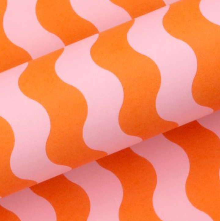 Waves Orange Pink