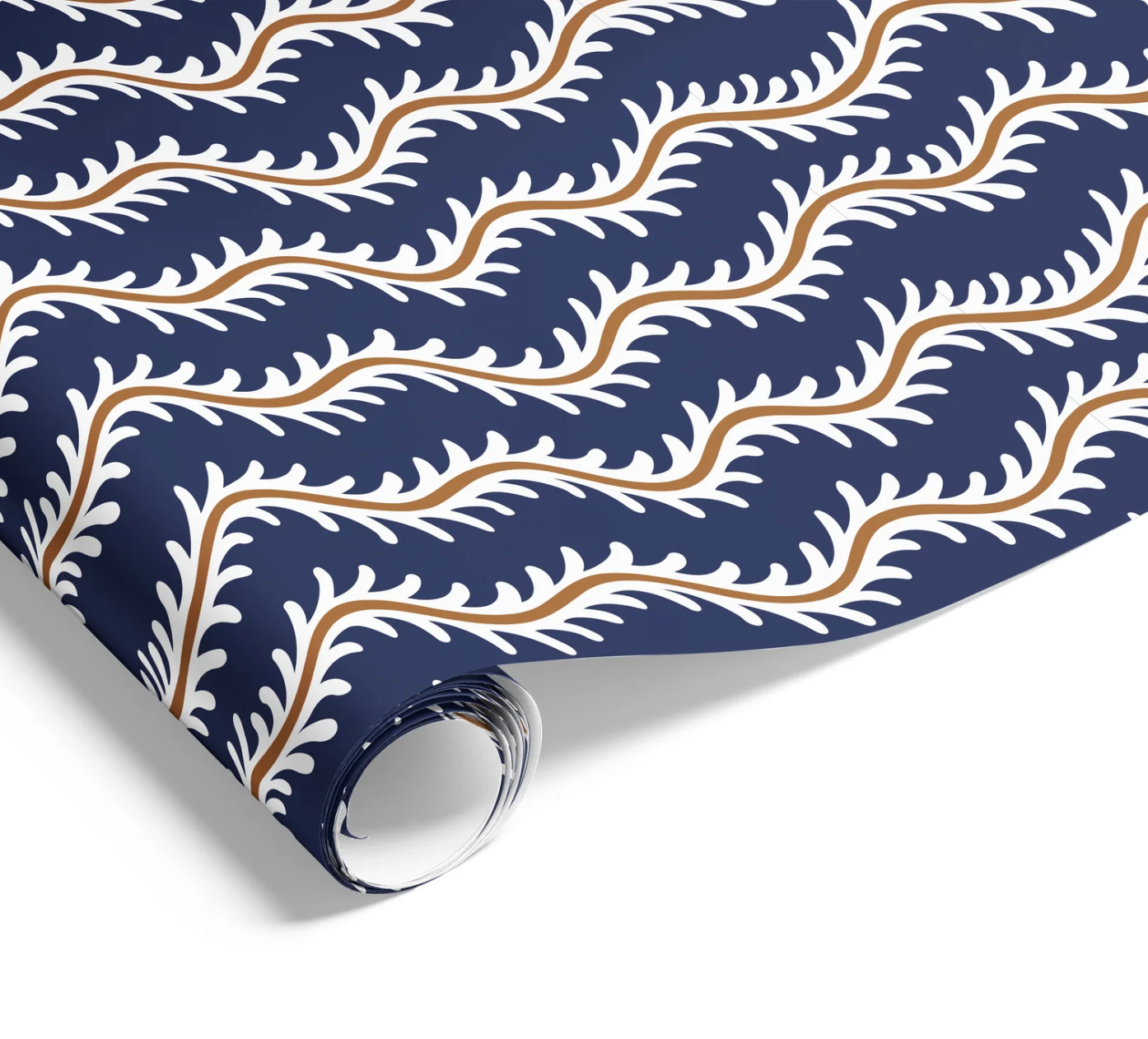 Vine Leaves Navy