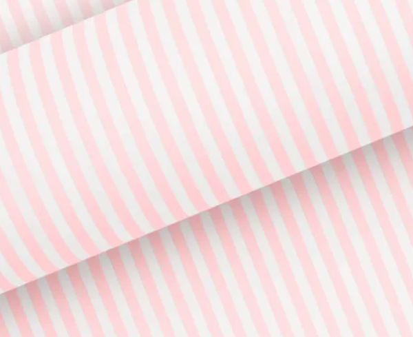 Candy Stripe Pink White