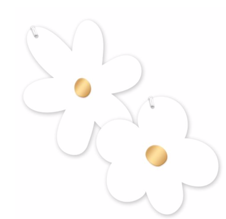 Daisy Chain White Gift Tag (6 Pack)