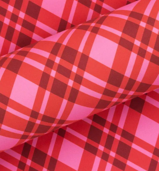 Plaid Bright Pink