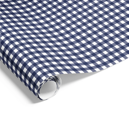 Gingham Navy