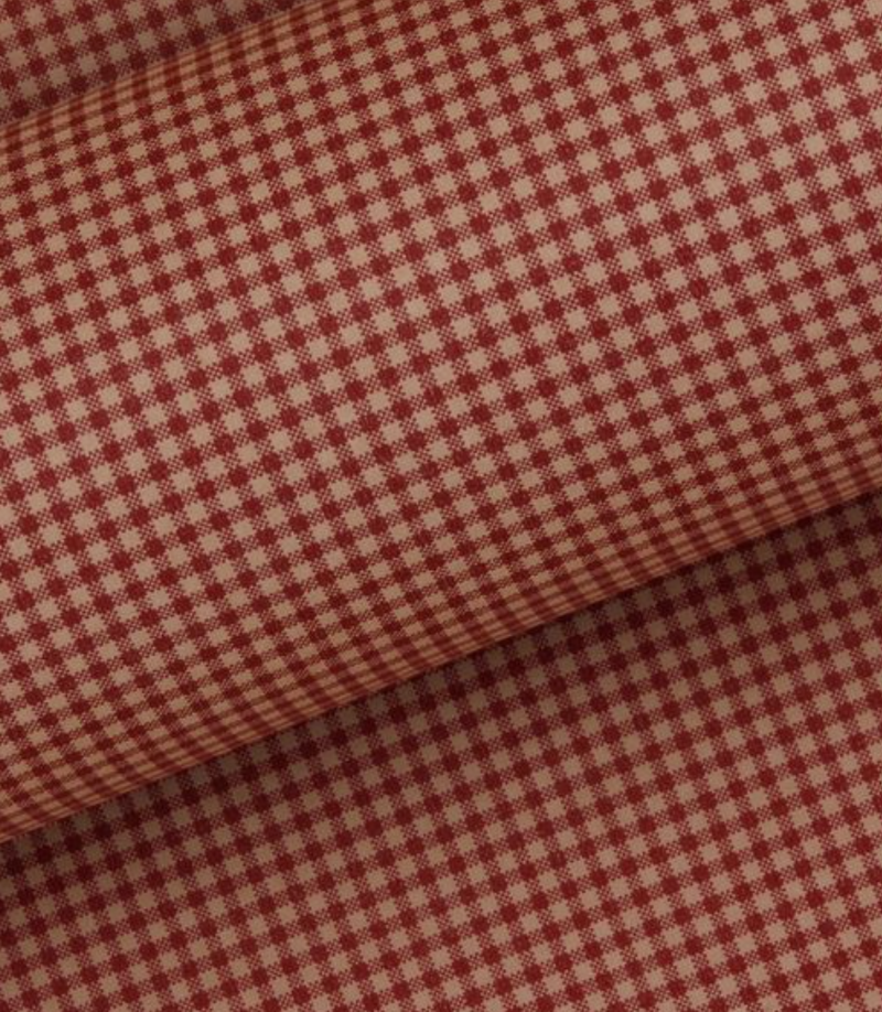 Gingham Spice Red