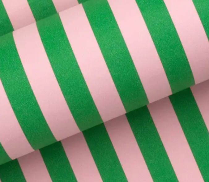 Pavilion Stripe Emerald Pink (PRE-ORDER FOR APRIL 20TH)